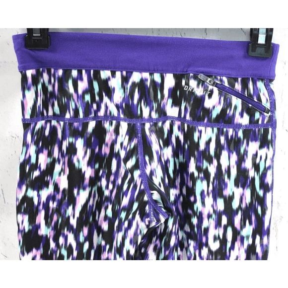 📦 NEW Women Size Small NIKE Dri-Fit Relay Cropped Running Tights 744773-582 - Picture 5 of 8